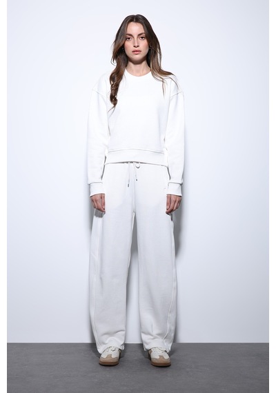 Antioch Basic Kadın Sweatshirt Ba25y920 Ekru