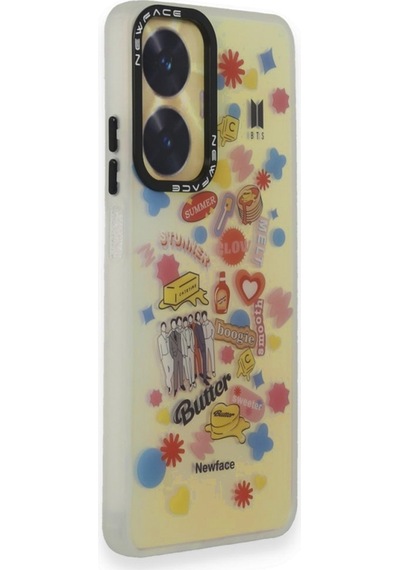 Realme C55 Kılıf Estoril Desenli Seri Silikon Kapak