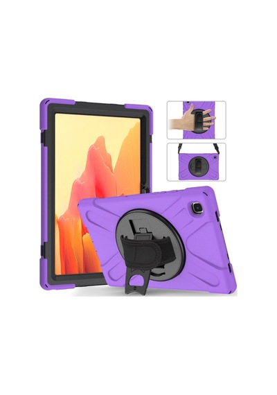 Newface Samsung Galaxy Uyumlu T500 Tab A7 10.4 Kılıf Amazing Tablet Kapak - Mor Tablet Kılıfı