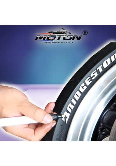 Su Geçirmez Oto Lastik Boyama Kalemi - Motosiklet Ve Bisiklet Lastik Yazı Kalemi Beyaz