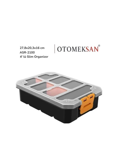 4'lü Slim Organizer Set Çok Renkli