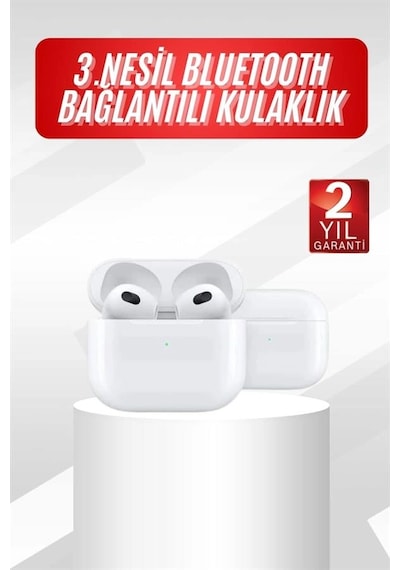 Zenvia 3.nesil İos Android Uyumlu Bluetooth 5.0 Beyaz Çhassasiyet Cevaplama Znv2026