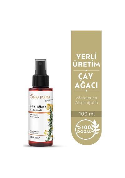 Onka Farma Çay Ağacı Suyu Hidrosolü Tonik Yağı Alınmamış 100 ML
