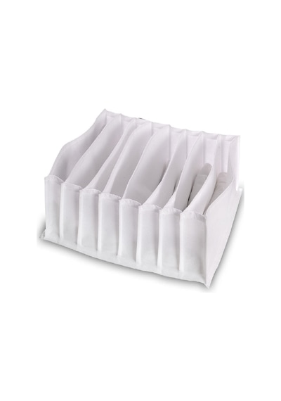 Serstil 4 Adet - Xlarge 8 Gözlü Çekmece Içi Düzenleyici Organizer 31 X 36 X 12 beyaz
