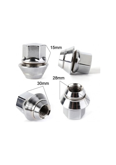 Yok Yok Oto Ford Mondeo Bijon Somunu Krom Yüksüklü 5 Adet 19mm