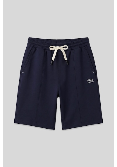 Air Jones Tommy Life Lacivert Pamuklu Kalın Yumuşak Dokulu Standart Fit Basic Erkek Şort - 81277 Lacivert