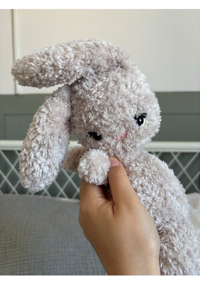 Oliver The Bunny Peluş Oyuncak Açık Gri