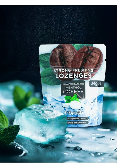 Tbrush Kahve ve Nane Aromalı Ferahlatıcı Ağız Pastili - Alkolsüz ve Şekersiz
