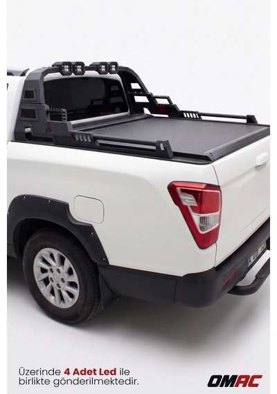 Mitsubishi L200 2006-2023 Uyumlu Araca Özel Dakar Led Rollbar