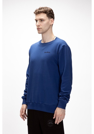 Bad Bear Inner Baskılı Parlament Mavisi Crewneck Erkek Sweatshirt Parlement Mavisi