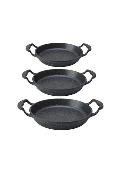 Fırst Class Granit Döküm Sahan Set 3 Lü