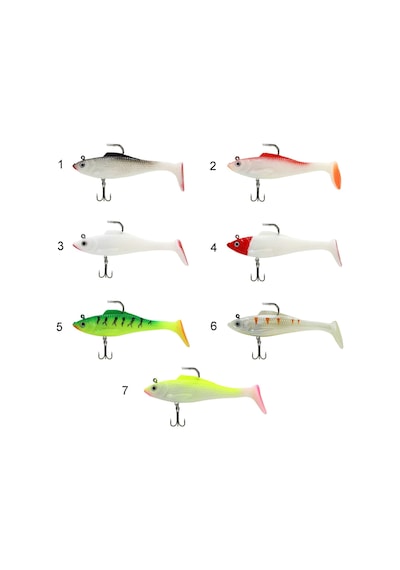 Captain 3567 Cracker Soft 10cm Levrek Turna Silikonu 3lü Set Suni Balık