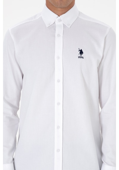U.s. Polo Assn. Erkek Beyaz Gömlek Desenli 50316662-vr013 Beyaz U.s. Polo Assn. Erkek Beyaz Gömlek Desenli 50316662-vr013 Beyaz
