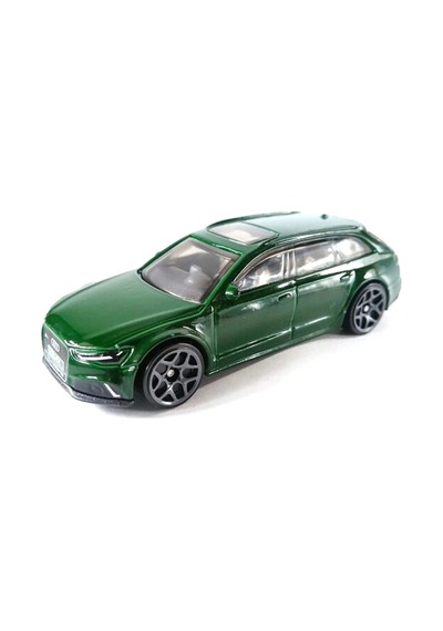 Hot Wheels '17 Audi Rs 6 Avant - Hw Wagons Koyu Yeşil 1/64 Diecast Model Araba Çok Renkli