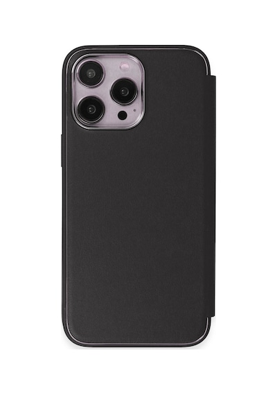 Apple iPhone  Uyumlu- 13 Pro Max Kılıf Dolpin Kapaklı - Siyah