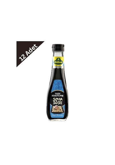 Kühne Soya Sosu Tuzu Azaltılmış 250 Ml X 12 Adet