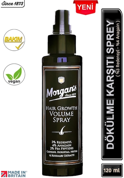 Morgan's Pomade Hair Growth Volume Spray - Dökülme Karşıtı Yenileyici Sprey 120 Ml