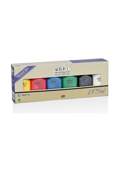 Boya 6x75 Ml Set Canlı Renkler Diğer