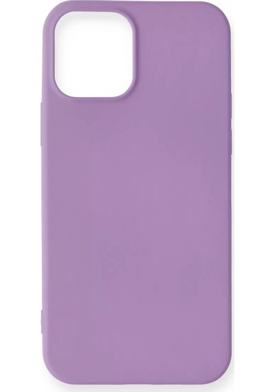 Newface Apple Uyumlu İphone 12 Mini Kılıf First Silikon - Lila