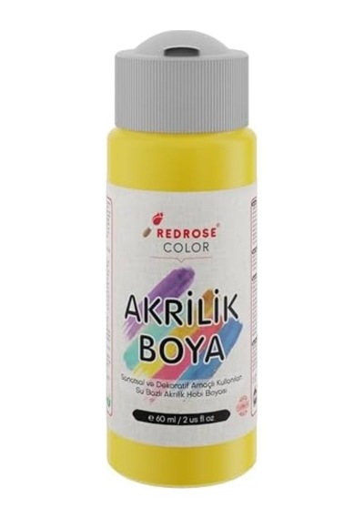 Sarı Akrilik Boya 60ml
