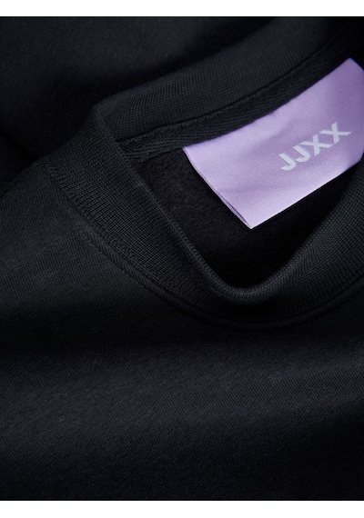 Jjxx Sıfır Yaka Rahat Kesim Siyah Kadın Sweatshirt 12223962 001
