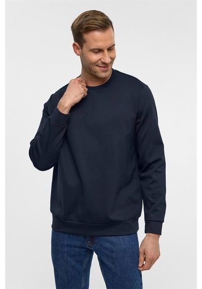 Süvari Lacivert Regular Düz Bisiklet Yaka Sweatshirt Sw2013700024-m09 Lacivert