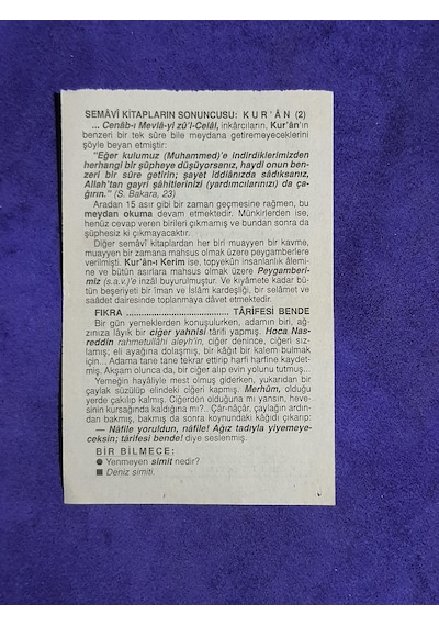 27 Temmuz 2002 Takvim Yaprağı - Nostalji Koleksiyonluk Takvim Yaprağı