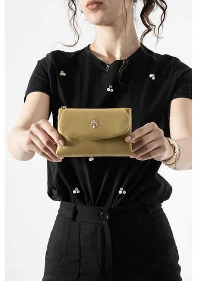 Jacquline Clcz050c Kadın Cüzdan Sarı