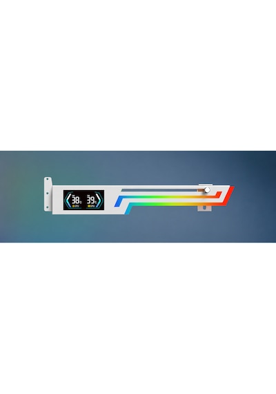 Zoko Arm Heatsync Argb Lcd Ekran Kartı Tutucu Siyah