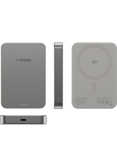 Empower By Panzerglass 10000mah Powerbank Titanium Gri Titanyum
