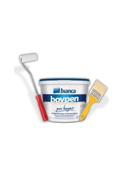 Pvc Kapı Pencere Boya Seti 0.75 Lt Beyaz
