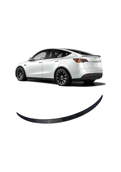 Tesla Model Y Bagaj Üstü Piano Black Spoiler