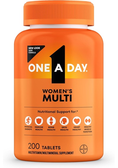 One A Day Women's Complete Multivitamin 200 Tablet Orijinal Usa Menşeii Dmmedicineden