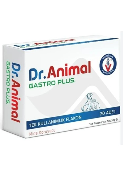 Dr. Animal Gastro Plus Mide Koruyucu 20'li Pipet 30g - Kedi Ve Köpekler İçin Sindirim Desteği
