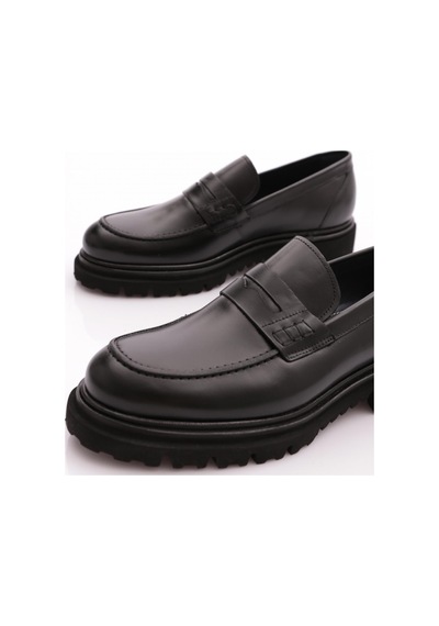 Dgn 6528 Erkek Loafer Ayakkabi Siyah