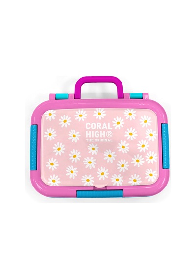 Coral High Kids Papatya Desenli Paslanmaz Çelik Beslenme Kabı 39124 Pembe