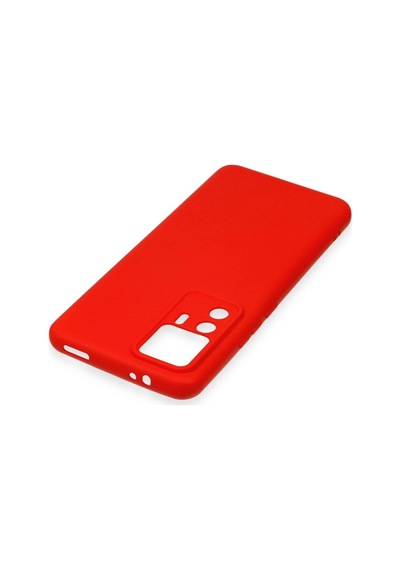 Xiaomi Mi 12t Pro Kılıf Nano İçi Kadife Silikon - Kırmızı -