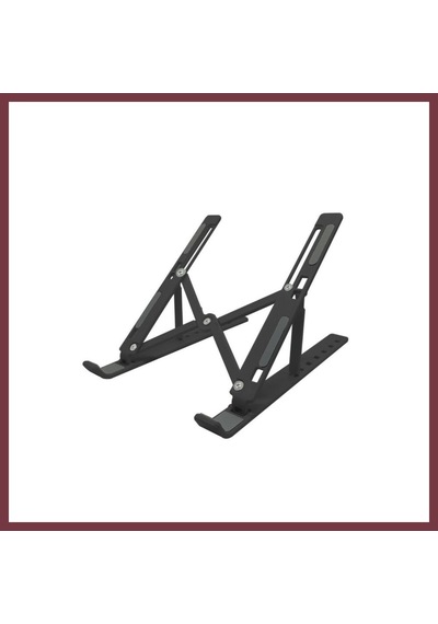 Storeşahin 7 Kademeli Ayarlı Katlanabilir Laptop Tablet Standı Siyah Shn0720