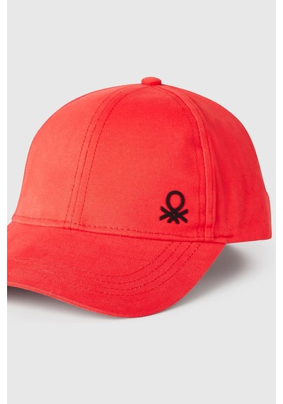 United Colors Of Benetton Çocuk Cap Şapka Kırmızı 6yctca01-1457 Kırmızı