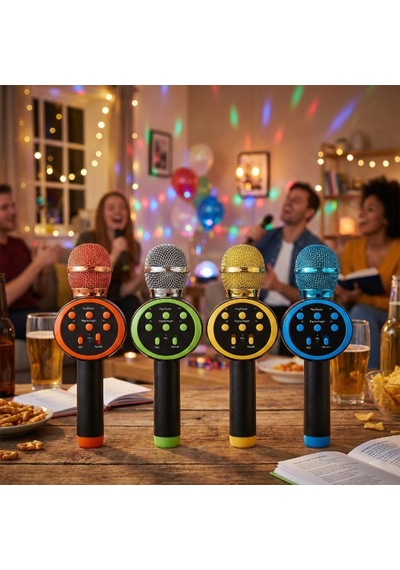 Periboia Kablosuz Karaoke Mikrofonu