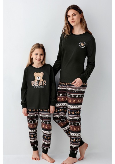 Arnetta Kız Çocuk Antrasit Pijama Takımı Ar3461-c-v1 Antrasit