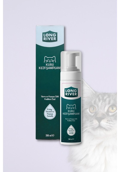 Longrıver Kuru Kedi Şampuanı - Nemlendirici Ve Tüy Bakımı