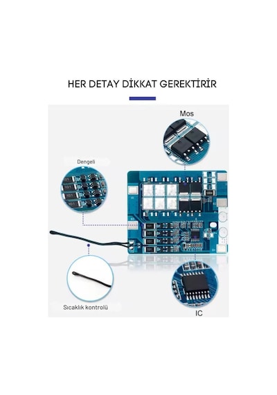 Tdt 3s 10a Pil Yönetim Sistemi İçin Pil Koruma Devresi Lifepo4 Bms