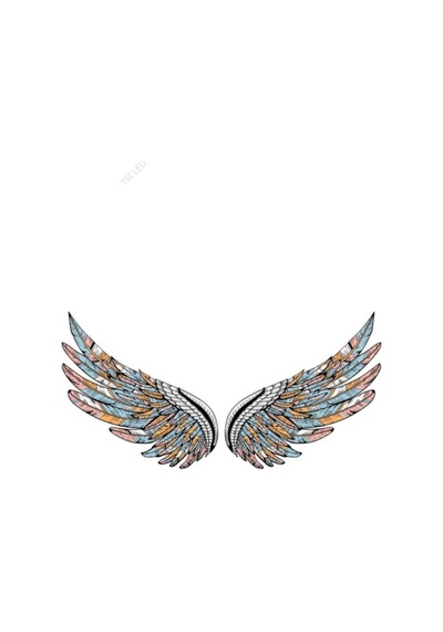Kanat Sticker 15X7 Cm Yapıştırma