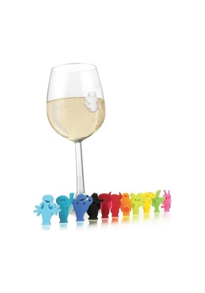 Vacu Vin Party People Bardak Markörü 12 Parça - Kutulu