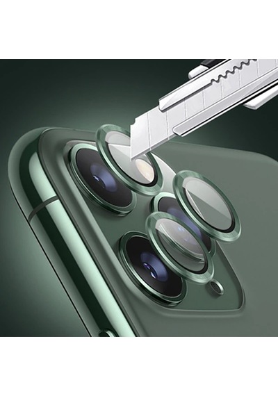 Ally iPhone Uyumlu 11 Pro-11 Pro Max Kamera Lens Koruyucu Aluminium 3 Adet- 5775 Gümüş