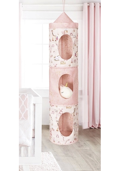 Baby 3 Gözlü Kullanışlı Düzenleyici Çok Amaçlı Organizer Kutu Pembe
