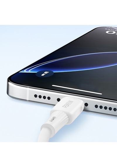 Recci Rs52cc Type-c To Type-c Pd Hızlı Şarj Özellikli Data Ve Şarj Kablosu 65w 1m Beyaz