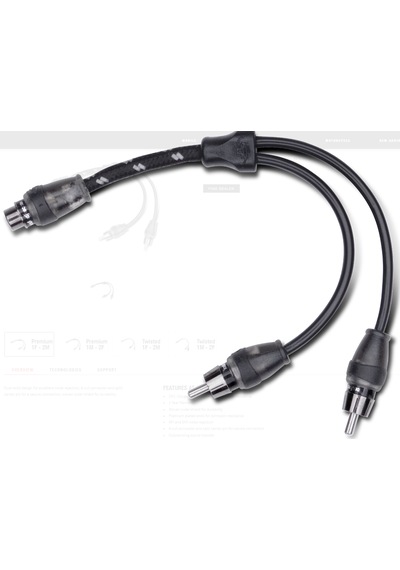 Rockford Fosgate Rfıty-1f Y-rca 1 Dişi 2 Erkek Kablo