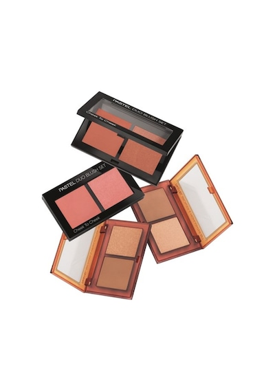Pastel Bronzer&highlighter Set Sun Kissed - Bronzlaştırıcı Ve Aydınlatıcı 02 Tan Bronze & Heat Glow